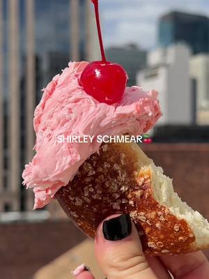 @drinkpoppi SHIRLEY SCHMEAR🍒🫶 #poppi #shirley #FoodTok #shirleytemple #bagelbopscontest 