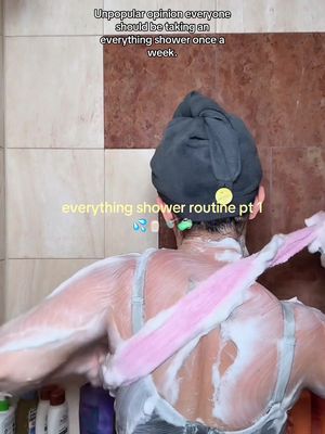 me *weekly* everything shower 💦 #showertok #everythingshower #showerroutine #bodycare #hygiene  @L’Oréal Paris @GARNIER @Dove Beauty & Personal Care 