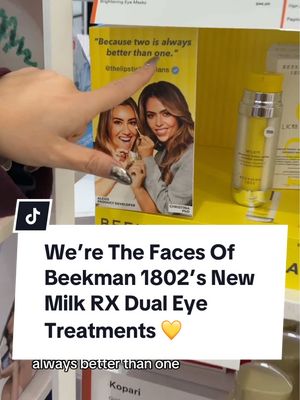#beekman1802partner THIS IS HUGE!! Beauty queens, we are officially the face(s) of @Beekman 1802’s NEW Milk RX Dual Eye Treatments and we couldn’t be more grateful 🥹 We can’t even count how many jars of the original Milk RX Cream we’ve gone through, so being part of this expansion feels extra special to us. These new eye treatments are designed for both the undereye area and the eyelids, because two is always better than one 😉 Honestly, I didn’t even realize I was neglecting my eyelids until this product came into my life. Now she’s fully part of my daily routine and I don’t see that changing anytime soon. I love the silky texture, the hydration, and the long-term benefits I get from her. And the little depuffing applicator is such a great gesture and helps with that almost instant refreshed look. Huge shoutout to Josh, Brent, and the entire Beekman team for making this moment possible. Truly the 🐐’s!! ❤️Who’s going to give her a try? #eyecare #matureskin #beautycommunity #thelipsticklesbians