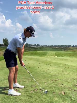 PGA Tour Americas practice round - final 2 holes #golf #americas #tour #fyp #par 