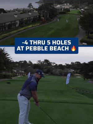 A start that this weeks tour pros could only dream of at Pebble 😉