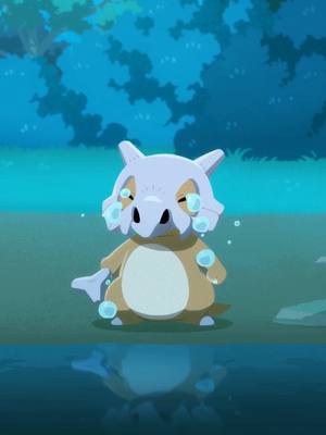 母親を思い出して泣いちゃった #カラカラ 😢💭手を差し伸べてくれたのは…？Cubone started crying when Kangaskhan reminded it of its mother 😢💭 It was a dangerous moment, but luckily someone reached out to help! #ポケモン #ポケモン動画図鑑 #Pokemon #Pokémon