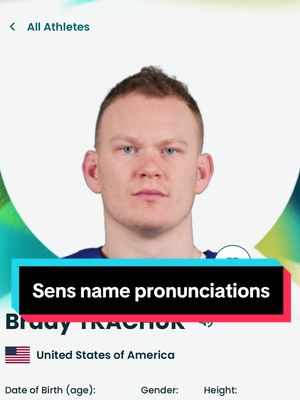 ohhhh that’s how that’s pronounced 🗣️ #sens #NHL #olympics #milanocortina2026  #pronunciations 