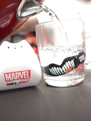 A mouth full of VENOM. Boil. Bite. Train #Safejawz #Mouthguard #Gumshield #Venom #Fitting 