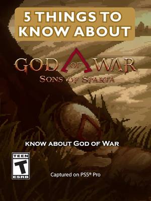 God of War Sons of Sparta is out today on PS5, arm yourself with knowledge straight from the gods.  Embark on this 2D action platformer, available now on PlayStation Store. #PS5 #PS5Games #GodOfWar #Kratos 