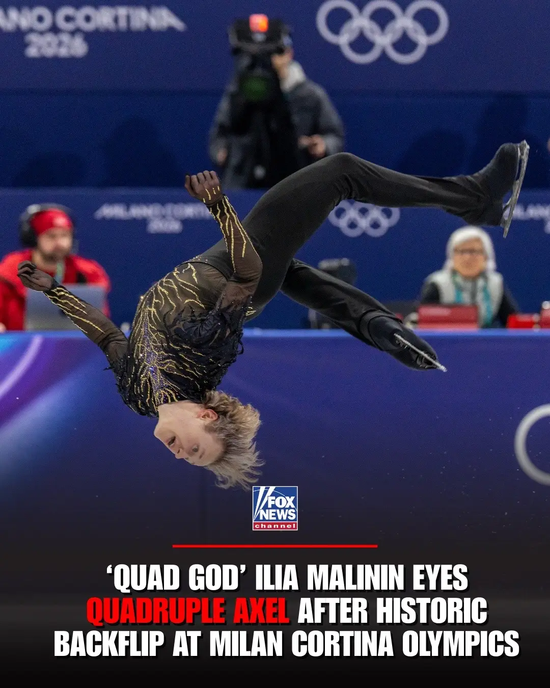 GOLDEN GAMBLE: U.S. men's figure skater "Quad God" Ilia Malinin could make history by landing the first quadruple axel — widely considered the sport’s most difficult jump — in Olympic competition during Friday’s free skate. He recently helped Team USA win gold in the team event with a historic backflip, not competed since 1976.