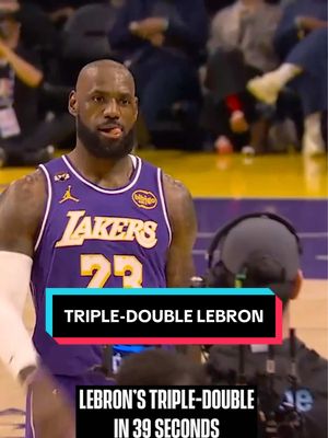TRIPLE-DOUBLE LEBRON #lakers