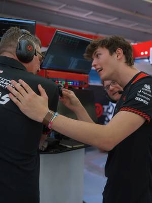Age just equals wisdom, @Ollie Bearman 😉 #HaasF1 #funny #OllieBearman #F1