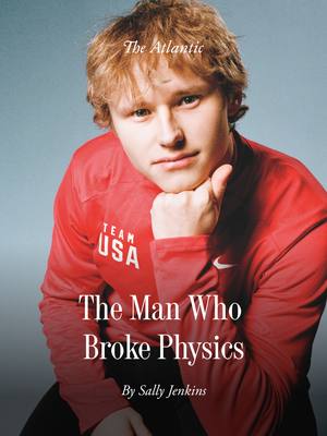 When Ilia Malinin reaches the apex of a vertical leap, he is spinning at 350 revolutions per minute—about the same as a kitchen stand mixer or the marine engine of an oil tanker, Sally Jenkins reports. Jenkins spoke with Malinin ahead of the Winter Olympics to learn more about how the 21-year-old figure skater is transforming his sport—and what he’s planning next. Read more from The Atlantic’s March issue at the link in our bio.  🎨: OK McCausland