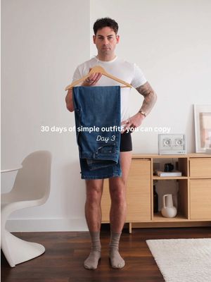 30 days of simple outfits you can copy - Day 3 #mensstyle #mensoutfitideas #winterstyle #minimalmenswear #simpleoutfits