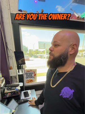 No one better than the boss to walk you through your order. 