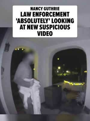 🚨🎥New video has surfaced in the search for Nancy Guthrie's kidnappers. A man in Tucson with a goatee creepily approached a doorbell camera one week before Nancy was taken.