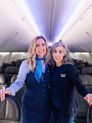 Meet cute: Galentine’s edition 💌  From childhood neighbors to Alaska flight attendants, Lisa & Michelle have spent over 20 years flying side by side, working the same trips and sharing thousands of miles and memories along the way. 