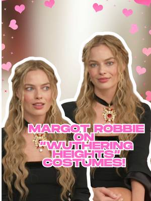 Happy “Wuthering Heights” release day!❤️‍🔥💌Margot Robbie talks about the unique costumes in the movie and the designing process!  🎥 Watch the full tea spill with #MargotRobbie & #JacobElordi at the link in bio!  ✨ #WutheringHeightsMovie in theaters now!  #JacquelineDurran #romance 