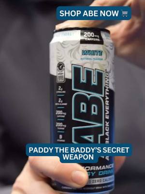 Drink of choice for Paddy the Baddy 🤍💥  #ABEWhite #PaddyTheBaddy #fightcamp 