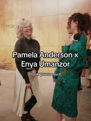 Replying to @︎paris Pamela Anderson fan club 💕 #pamelaanderson #NYFW 