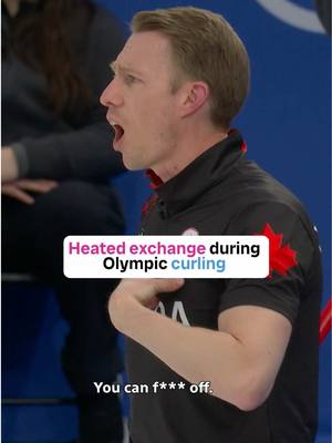 "You can f*** off" Things got TENSE in Canada's win over Sweden in men's curling at #MilanoCortina2026 👀🌶️ #curling #winterolympics #olympics 