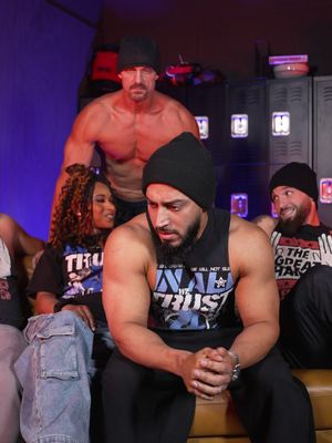 EXCLUSIVE: Mustafa Ali and Order 4 look to take control in 8-Man Tag Team action against The Hardys and The Righteous TONIGHT at #TNANoSurrender. Use code NOSURRENDER26 for one FREE month of TNA+: https://tnawrestling.com/subscribe