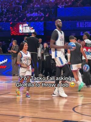 Teamwork makes the dream work ❤️ Tune into NBA All-Star Saturday to catch all the action #glorilla #NBA #allstar #celebritygame #basketball 