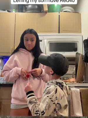 Valentine’s Day = Red40 lol sometimes it’s not about what we want #cochlearimplant #signlanguage #red40 #asl #parenting  