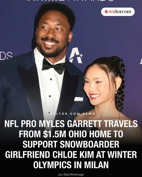 Cleveland Browns star Myles Garrett has jetted out of Ohio to join his snowboarder girlfriend, Chloe Kim, at the 2026 Winter Olympics in Milan, where she is currently aiming to add a third consecutive gold medal to her already-impressive stash. Garrett, 30—who is fresh off of his own impressive win for 2025 Defensive Player of the Year at the NFL Honors—wasted no time in putting his own sports career aside in order to travel to Italy to support his girlfriend, who secured her place in the halfpipe finals with a flawless qualifying round on Wednesday. #mylesgarrett #chloekim #winterolympics #milan #realestate 