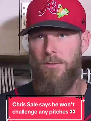 Even with the new ABS challenge system, Chris Sale says he won’t be challenging any pitches 👀 (via: x/Justin_FOX5)