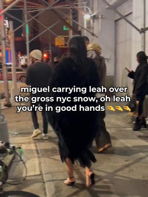 NEED THIS LOVE TO ATTACK ME 🤧🤧 #LeahKateb #MiguelHarichi #NYFW 