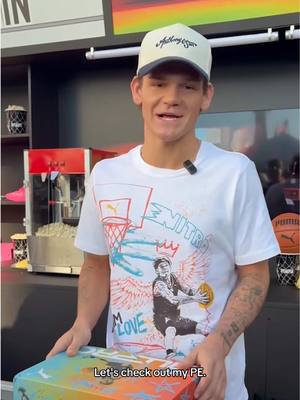 @Mac McClung pulled up to the Puma Hoops Drive-In at the Foot Locker Takeover experience to unbox his “50 for 50” All-Pro Nitro PE. 🔥 
