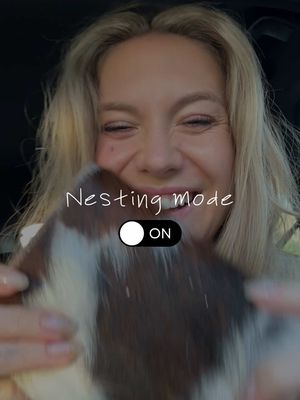 Nesting mode is ON!! Anyone who can relate to this? 😂 