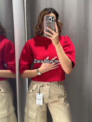Some Zara newness 😮‍💨 The beige cargo trousers…LOVE  @ZARA  #zara #zaratryon #newinzara 