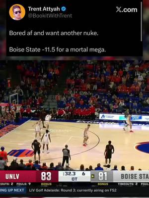 Boise once up 20 loses out right 😬 #fyp #collegebasketball #boisestate #unlv 