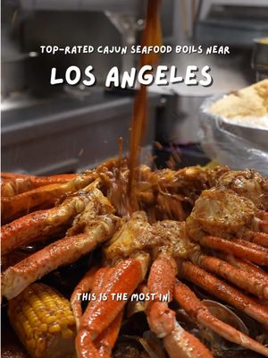 This might be the most insane seafood boil in LA 🦀🔥 That massive pot was seriously jaw-dropping. Bouncy, juicy snow crab, shrimp, mussels, and clams all drenched in their next-level house sauce. The wings, soft shell crab, and that crazy cheese pull? Unreal. No wonder they’re highly rated everywhere.  One of the best spots in LA for sharing a giant seafood feast with friends. 📍Bubba’s Crab House @Bubba’s Crab House  19255 Colima Rd, Rowland Heights, CA 91748 Tue Closed Mon, Wed-Thur 3:00pm- 9:00pm Fri 3:00pm -10:00pm Sat & Sun 12:000pm-10:00pm #crabboil #restaurant #losangeles #rowlandheights #seafoodrestaurant  Things to do in Los Angeles, a seafood restaurant in Los Angeles.