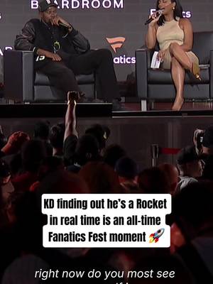 From a live Fanatics Fest crowd reaction to his first All Star game as a Rocket.  You truly never know what’s about to happen on a live panel.