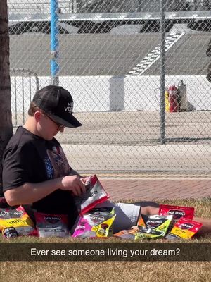 @nascar, palm trees & protein. Now that’s the dream.