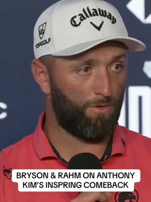 LIV’s final group: Bryson DeChambeau, Jon Rahm, and Anthony Kim. Just an awesome comeback we’re witnessing. Rahm & Bryson shared their thoughts on his remarkable story.