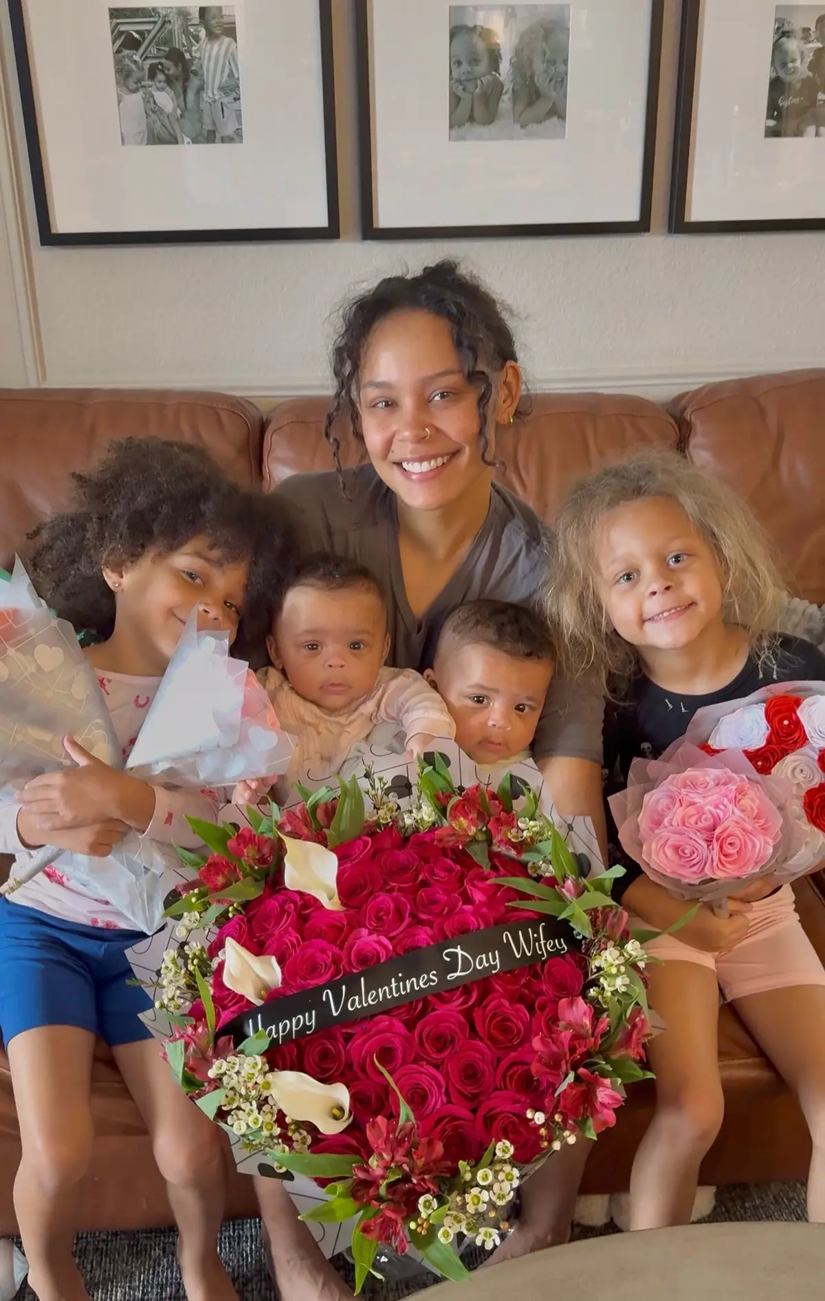 Happy Valentines Day to the 6 most beautiful ladies in my life! 💖💖💖💖💖🤎 Bash and I are so honored to be able to take care of ALL of you everyday! We love you ladies!