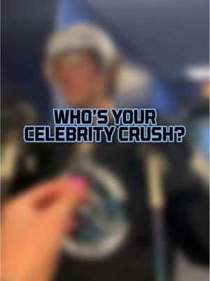 Who's YOUR celebrity crush? 🤔 #hockey #NHL #celebritycrush #ValentinesDay 