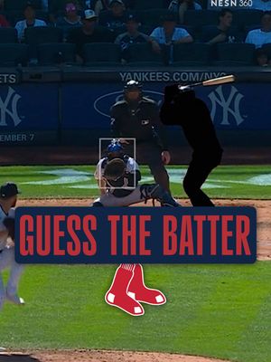 Another test for ya, Red Sox nation 🧠  Can you name this batter? 🤔 
