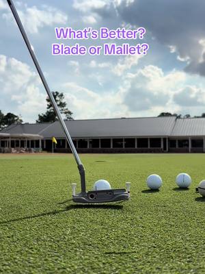 Blade or Mallet? #golf #putter #putting #mallet #blade  