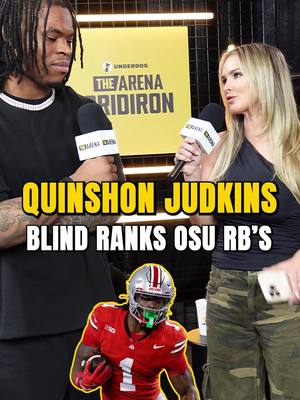 Quinshon Judkins blind ranks all-time Ohio State Running Backs  #nfl #browns #ohiostate #buckeyes #gobucks