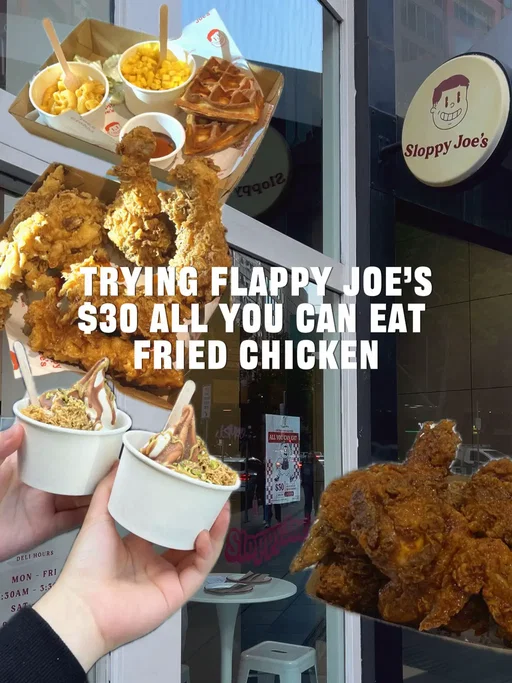 If you love fried chicken, this is definitely a must-try 🍗 This is a limited summer pop-up and is only available on Wednesday - Sunday. Don’t forget to book in advance ‼️ #allyoucaneatmelbourne #melbournefriedchicken #melbournefood #melbourneeats #melbournefoodie 