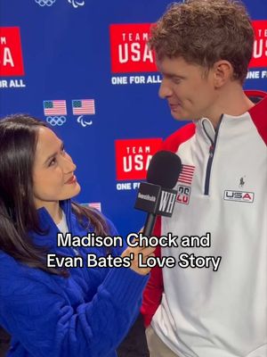 It's Valentine's Day, so why not revisit figure skaters Madison Chock and Evan Bates' love story 💕💕 #figureskating #milanocortina2026 #winterolympics #ValentinesDay #usfigureskating 