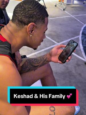 All the feels 🥹 Keshad Johnson’s family was HYPE for their @AT&T Slam Dunk champ 💕 #NBA #basketball #KeshadJohnson #MiamiHeat