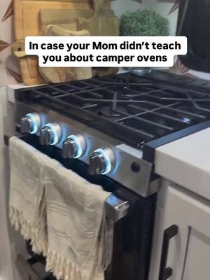 RV tip: One of the best hacks my Mom taught me. Put a pizza stone in the bottom of your camper/Rv oven. We bake in ours all the time with no issues.  -it evens out the heat  -keeps the temperature steady -protects your food from the direct heat to keep your food from scorching.  You can get them now at Walmart or Amazon. Not expensive at all!  Do you use a pizza stone in your camper oven? #rvtip #camper #camperlifestyle #camperoven #pizzastone 