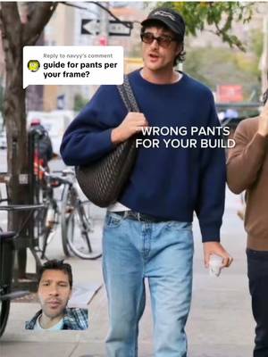 Replying to @navyy Most guys are wearing the wrong pants for their build. Here’s how to fix it. #menswear #denimstyle #styleguide #howtostyle #mensfashion