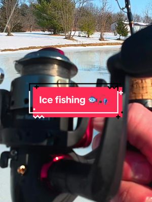 Fishing on MELTING Ice 🐟🎣 #fishing 