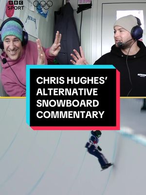 Snowboard commentary is HARD 😅 We loved Chris Hughes’ alternative commentary 👏🥬  #MilanoCortina2026 #WinterOlympics #Snowboarding 