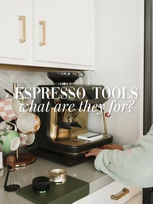 Answering an FAQ: what's the purpose of the espresso tools? #espresso #coffee #coffeeathome #breville #espressomachine  