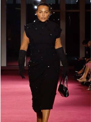 Opulent textures spotted on the Fall/Winter 2026 Michael Kors Collection runway.  #MichaelKorsCollection #NYFW