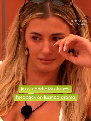 Jessy is left in tears after her dad tells her his honest opinion on her Lucinda drama #LoveIsland #AllStars @jessymaypotts